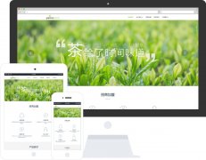 【生鲜蔬果网站模板】企业响应式网站模板，网站优化