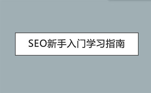 SEO新手入门指南