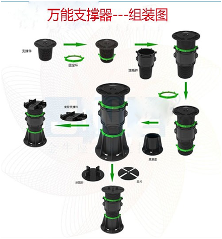 万能支撑器组装图