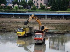 「河道清淤」无污染与污染淤泥处置使用技巧方法